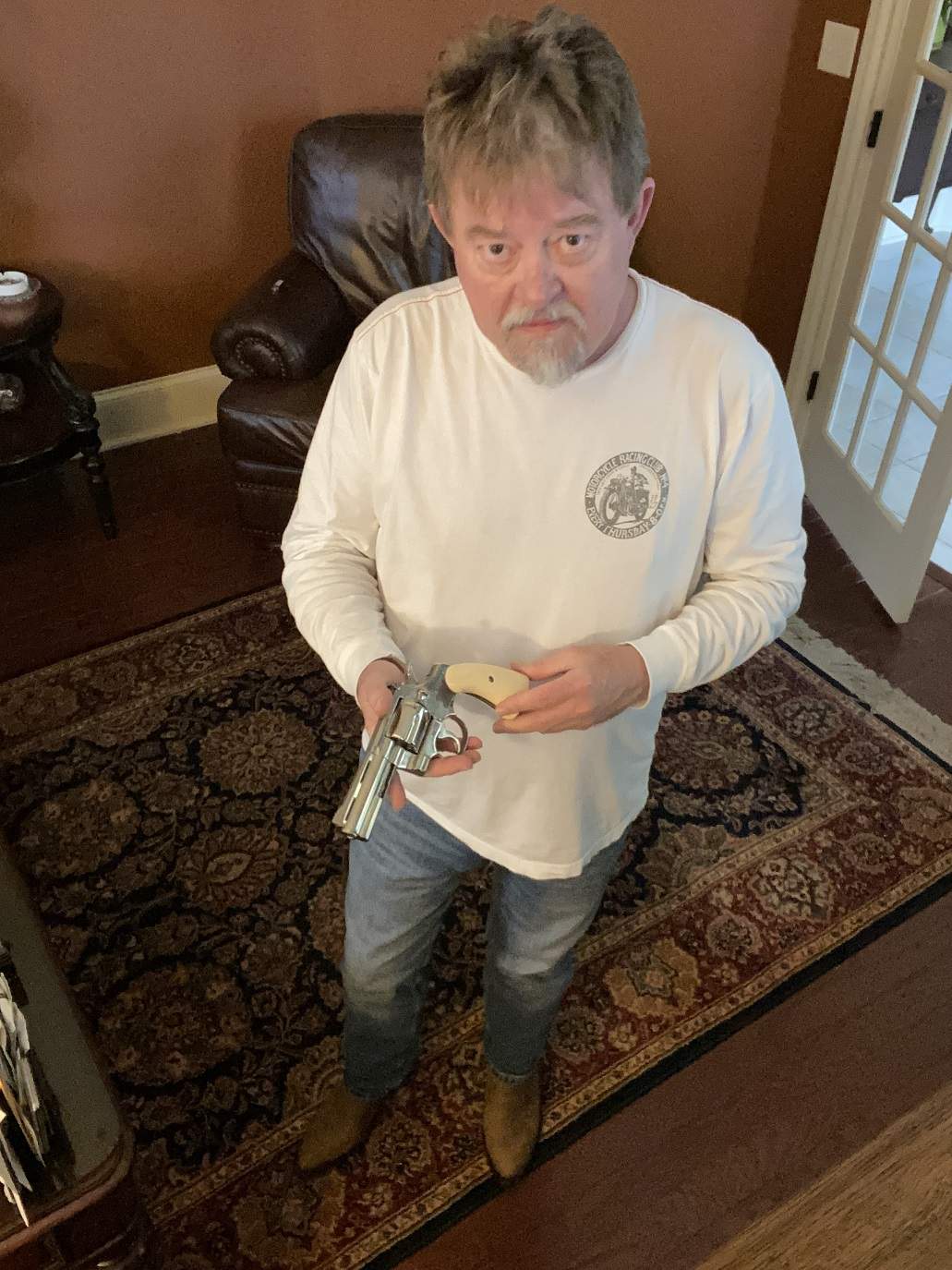 Greg Cook with a 1962 Colt Python